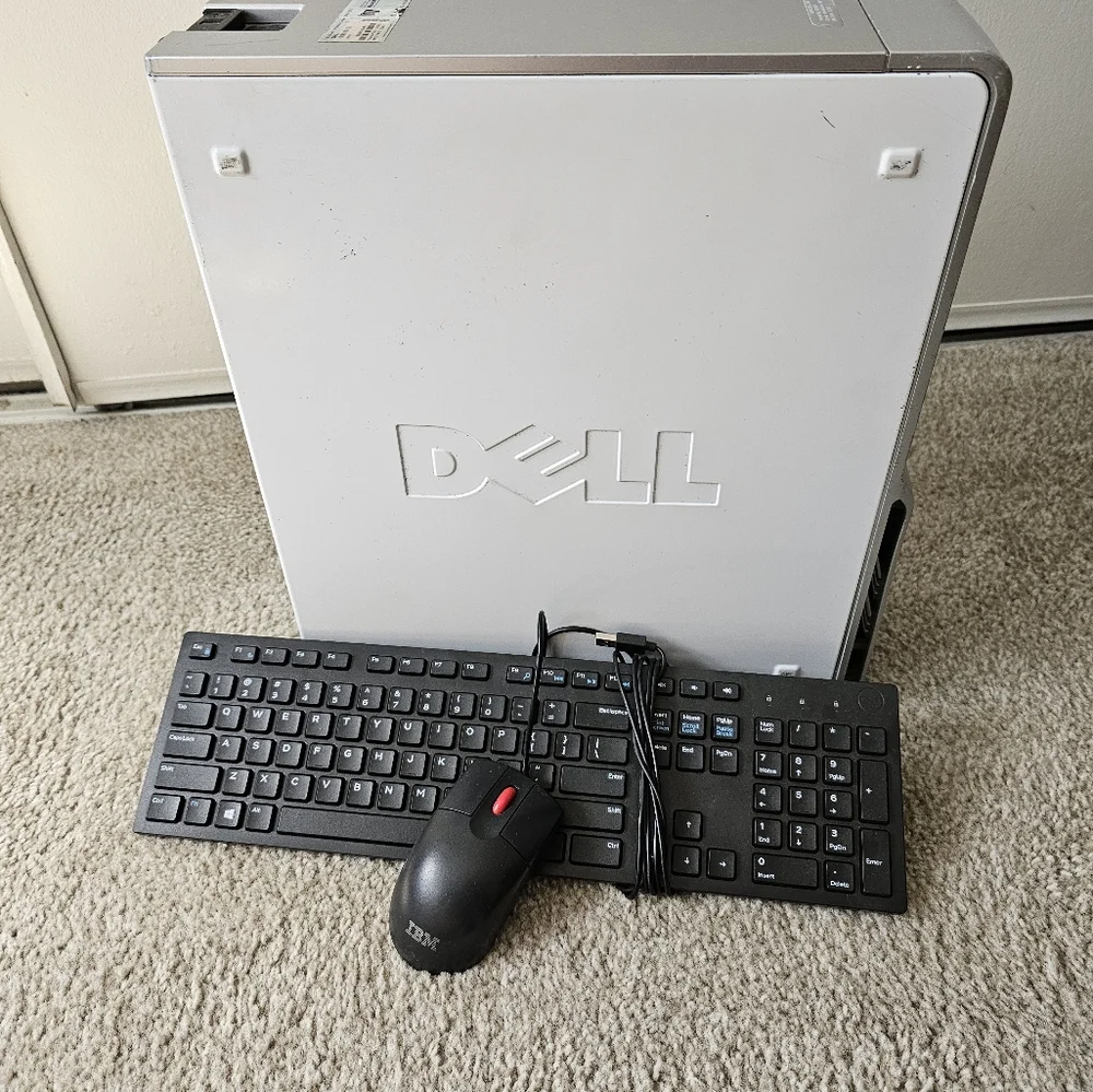 Dell Silver and Black Laptop Keyboard Assembly